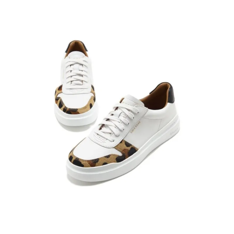 COLE HAAN Skateboard Shoes Women's Low Top White-2
