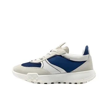 Ecco Slip Resistant Low Top Chunky Sneakers Women's White Blue