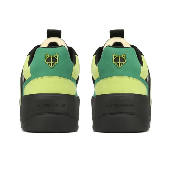 Naked Wolfe Kosa Low-Top Stylish Skateboarding Shoes Men's Black Green-3