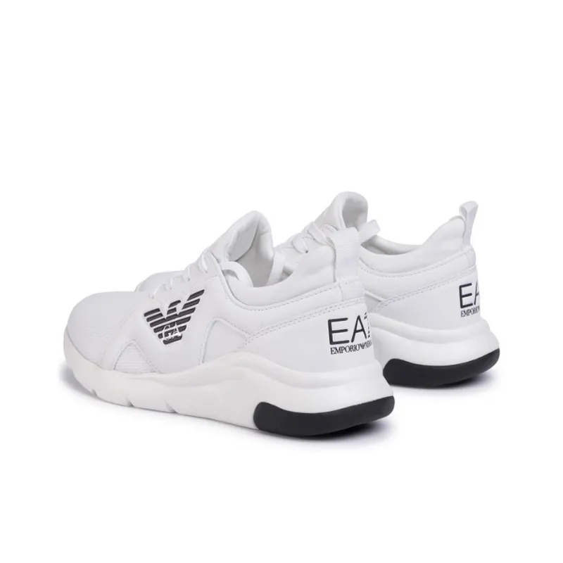 EMPORIO ARMANI EA7 Low Top Sports Casual Shoes Unisex White Black-2