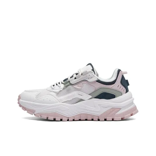 361° Casual Shoes Women's Low-Top Feather White/Moon Gray/Pink