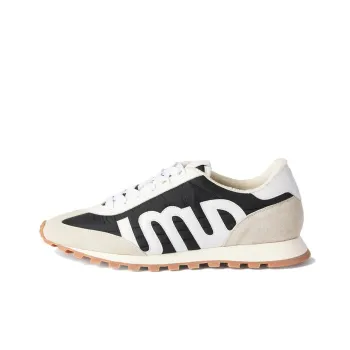 AMIPARIS Shock Absorbers With Slip Resistant And Abrasion Resistant Properties Low Top Casual Shoes Unisex Black White
