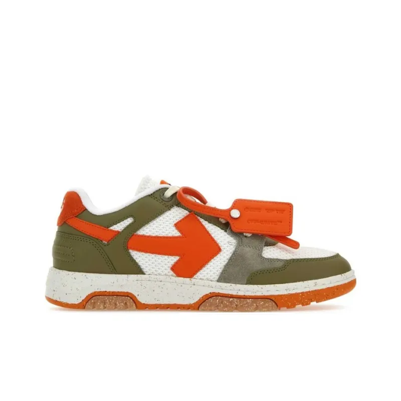 OFF WHITE Out Of Office Low Slim Military Bright Orange-1