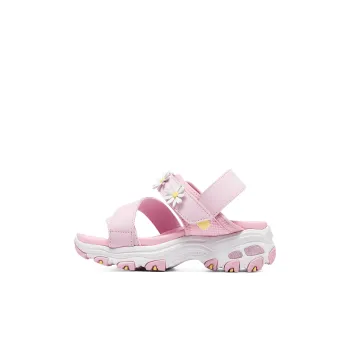 Skechers Slip Resistant Shock Absorbers With Abrasion Resistant Properties Children's Sandals Pink Kids'