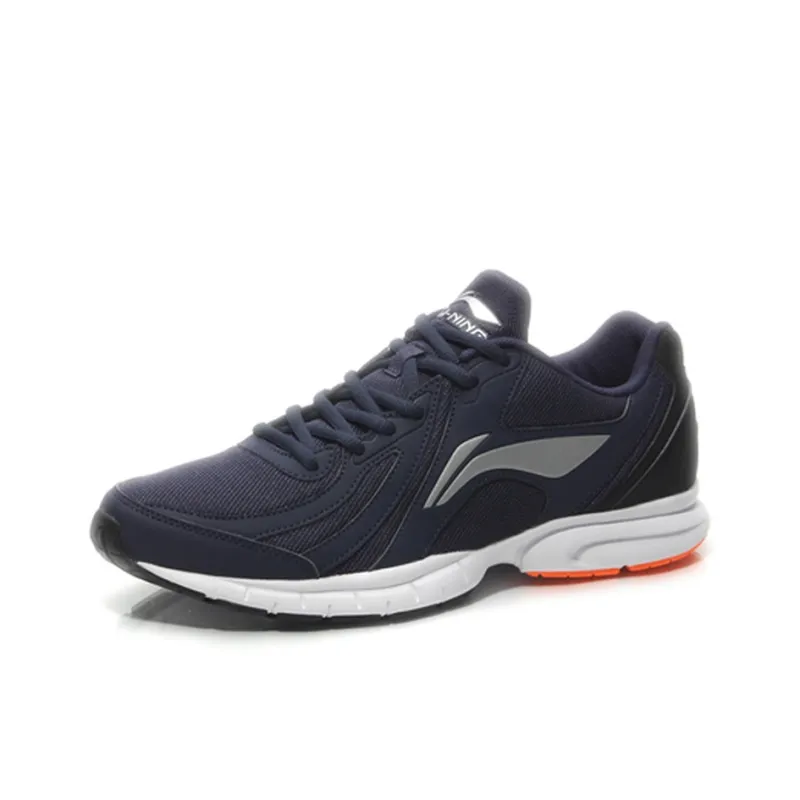 LiNing Shock Absorbers With Slip Resistant And Abrasion Resistant Properties Low Top Running Shoes Men's Ink Blue-1
