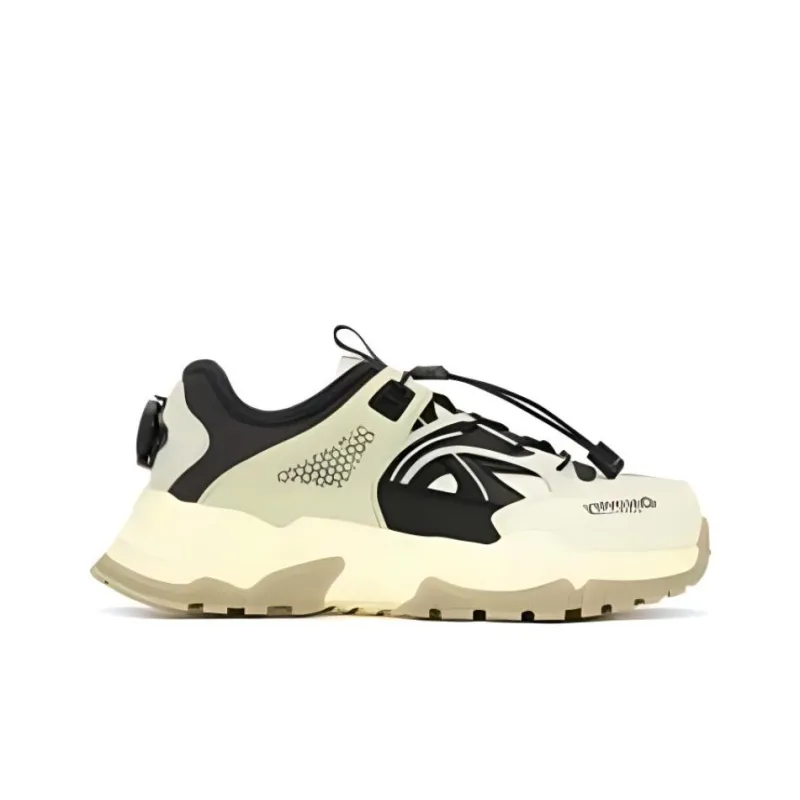 Discovery Expedition Cushioned Anti-Slip And Wear-Resistant Lightweight Low-Top Chunky Sneakers Men's Beige-1