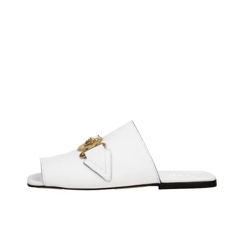 VERSACE Slide Slippers Men White