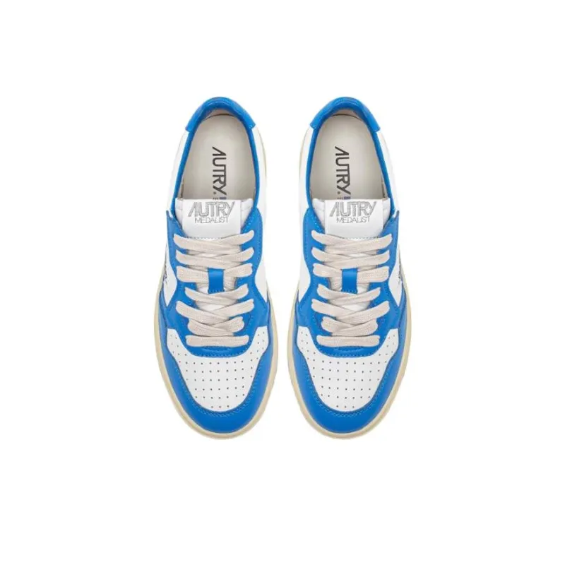 AUTRY Medalist Low Bicolor 'White Sky Blue' Women's-2