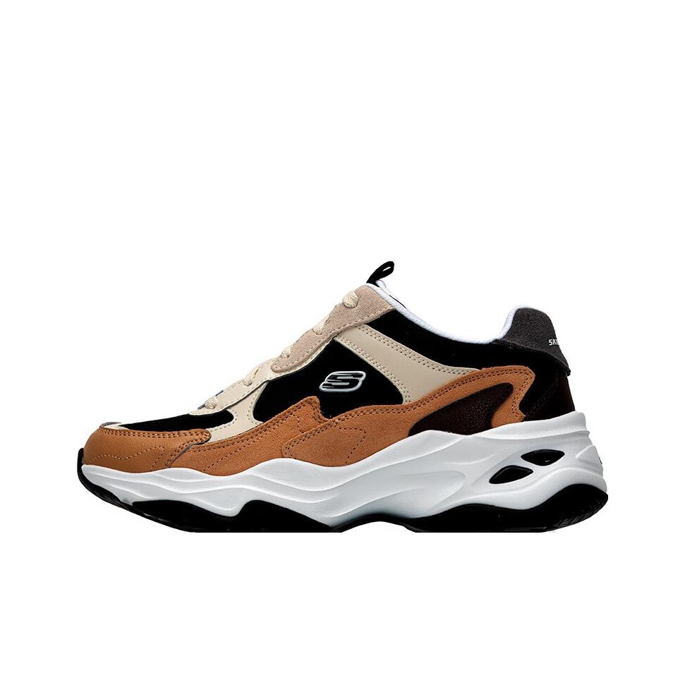 Skechers Vigor D lites Black Grey White POIZON