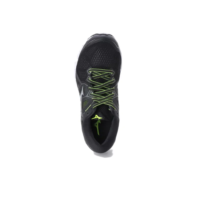 Mizuno Wave Sky 2 Cozy Wear resistant Gray White Green-3