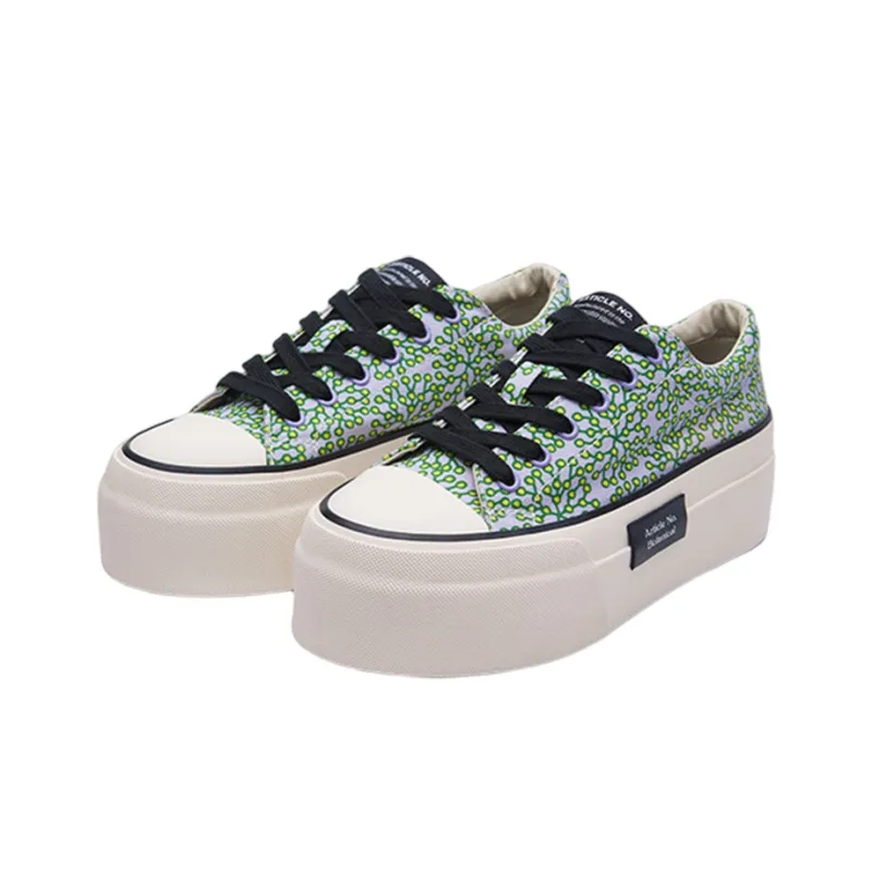 ARTICLE NO. Stylish Skateboarding Shoes Unisex Green White-2