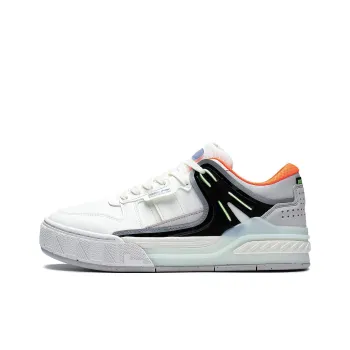 LiNing Dawn Light Morning Glow Lightweight And Wear resistant Low Top Skateboard Shoes Bellflower Grey