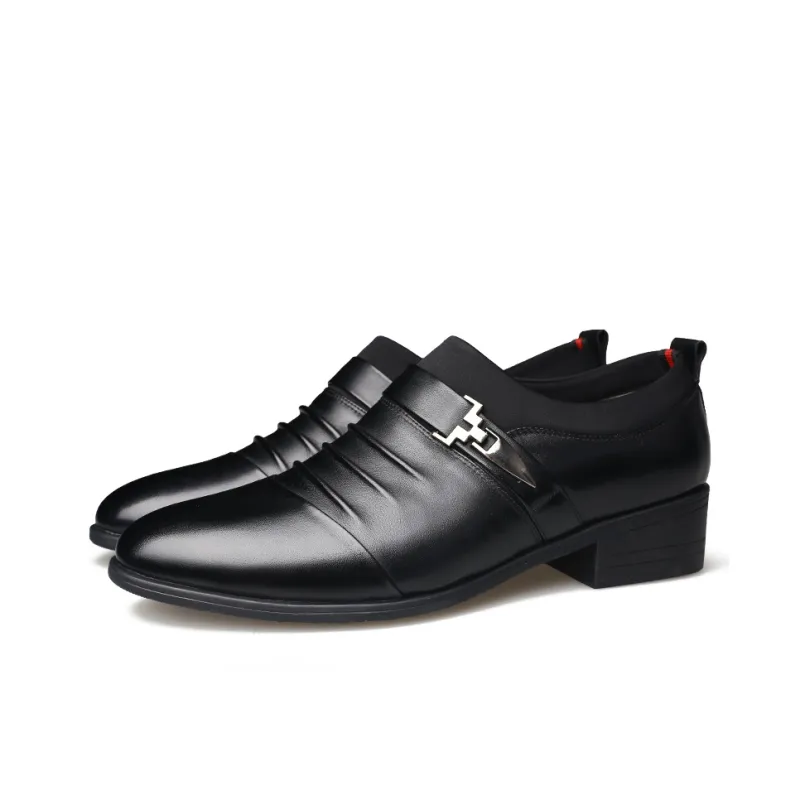 Bindu Dress Shoes Men Low Top Black/Brown-1