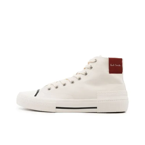 Paul Smith Canvas Shoes Men High-Top White