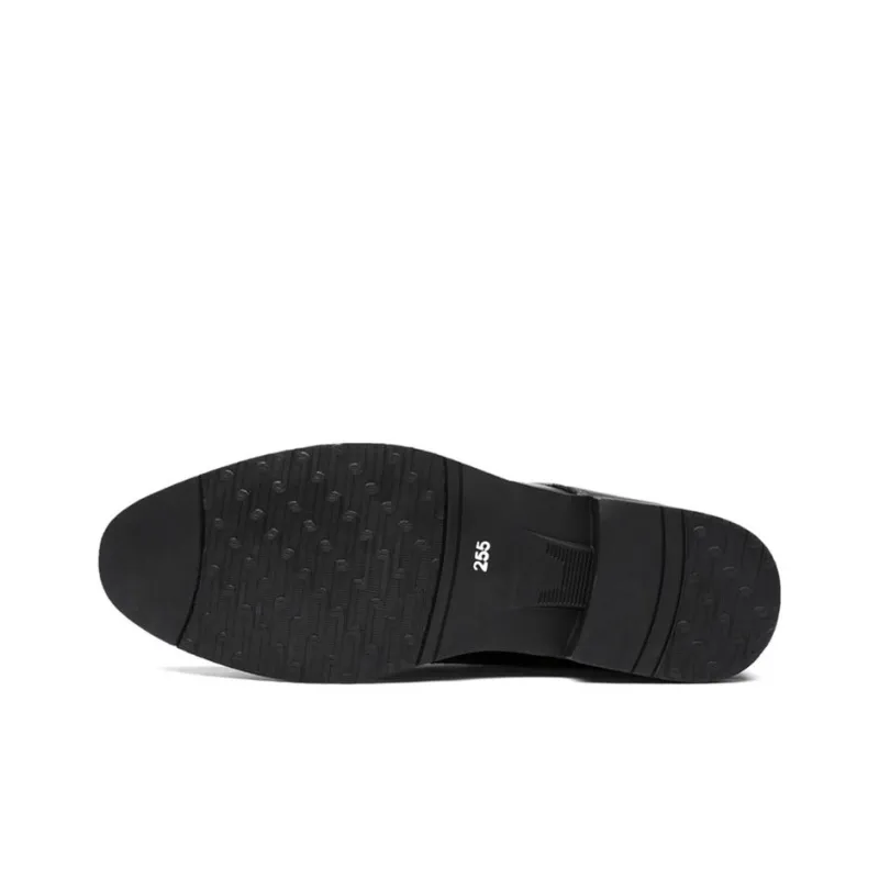 JIETEGONGYANG Dress Shoes Men's Black-3