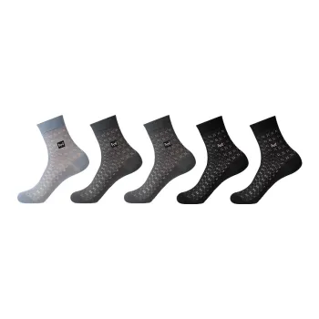 MIIOW Mid Calf Socks Men's 5 Pack