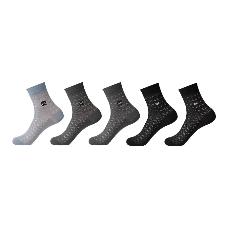 MIIOW Mid Calf Socks Men's 5 Pack-0