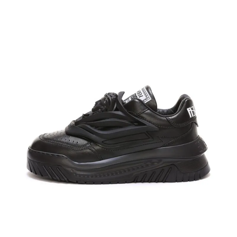 VERSACE Odissea Caged Rubber Medusa Black-0
