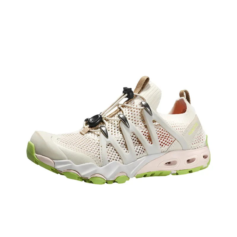 HUMTTO River Trekking Shoes Anti Slip Wear Resistant Low Top Outdoor Shoes Women's Beige-1