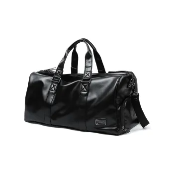 VIHUS PVC Gym Bag Large Size Men's Black