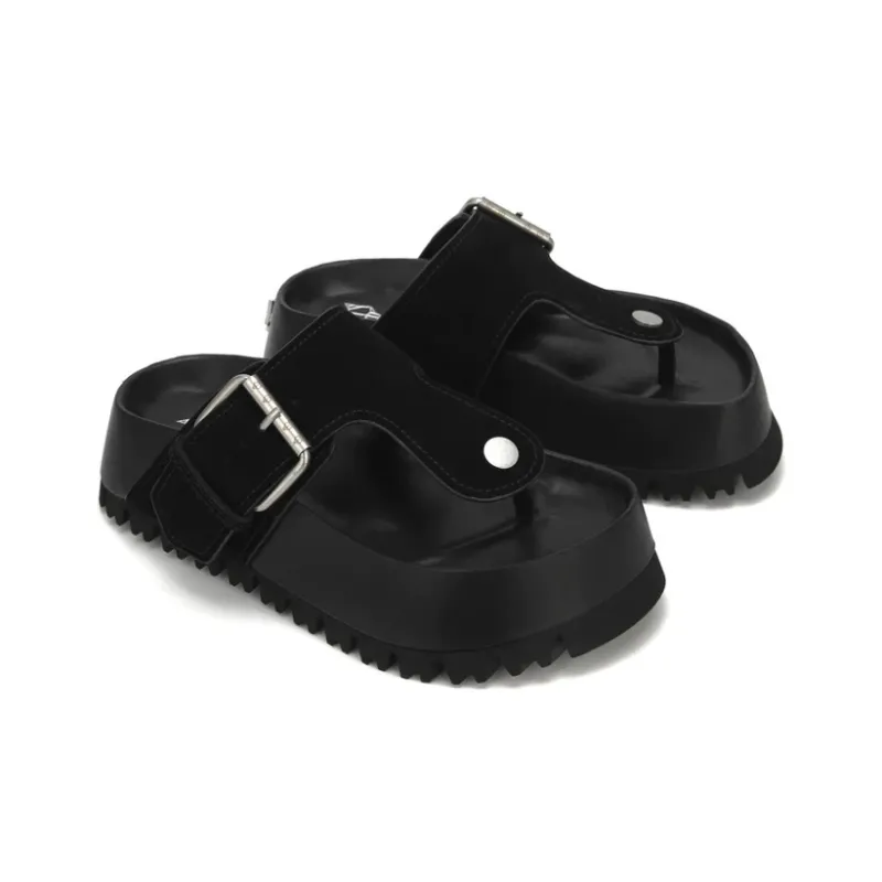Naked Wolfe Vixen Slip-Resistant Flip Flops Women's Black-1