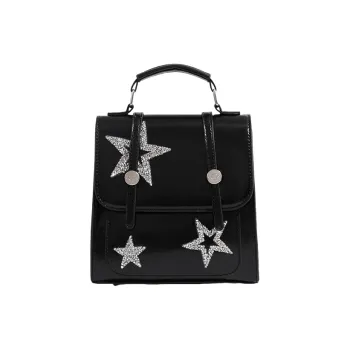 Carksky PU Backpack Women's Silver/Black