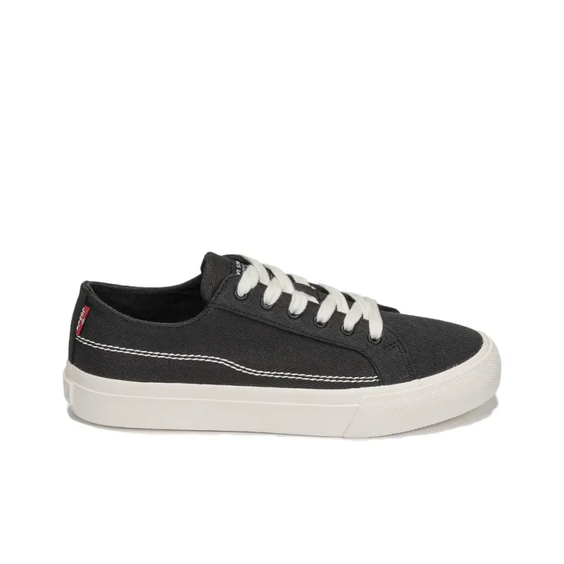 Levi's Cushioning Wear Resistant Low Top Skateboard Shoes Women's Black-1