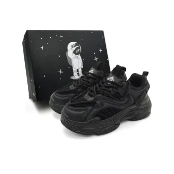 12345 Cushioned Breathable Anti-Slip Wear-Resistant Lightweight Low-Top Chunky Sneakers Unisex