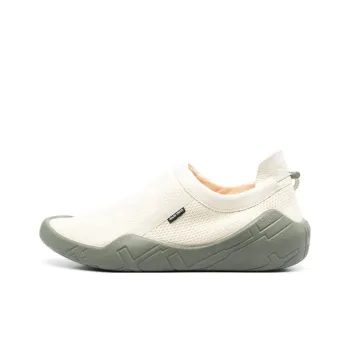 STONE ISLAND Shadow Project Logo patch Leather Slip on Sneakers