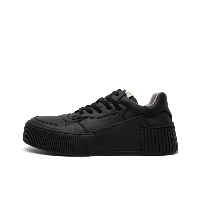 Anthony Miles Stylish Skateboarding Shoes Men's Black-0