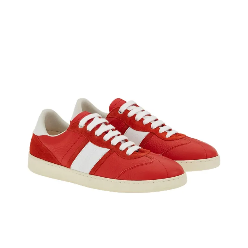FERRAGAMO Logo-debossed Low-top Sneakers-1