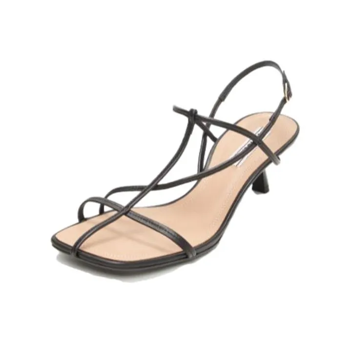 73Hours Summer Limited Edition Stylish Sandal 5.5cm Women's Black-0