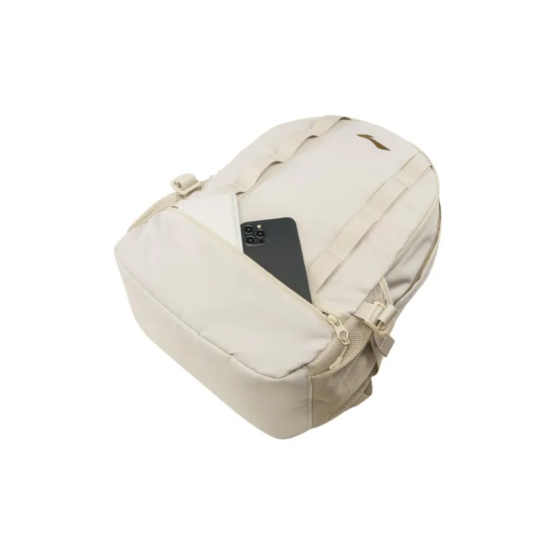 LiNing Polyamide Backpack Regular Unisex Oat Gray-5