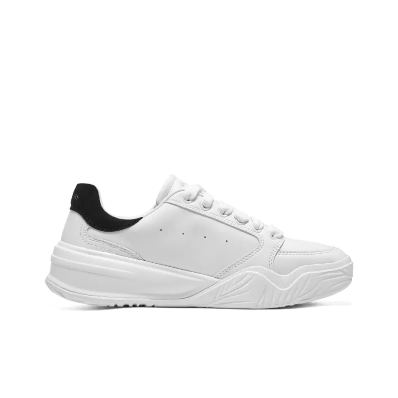 Skechers Denali Anti Slip Wear Resistant Low Top Skateboard Shoes Women's White-1