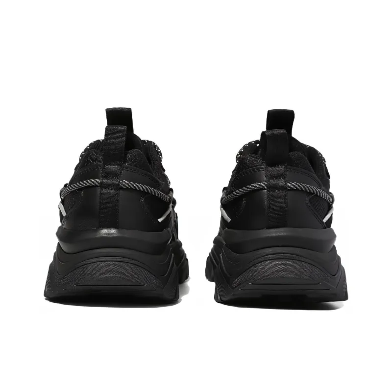 FILA Durable Breathable Low Top Casual Shoes Unisex Black Korean Style-3
