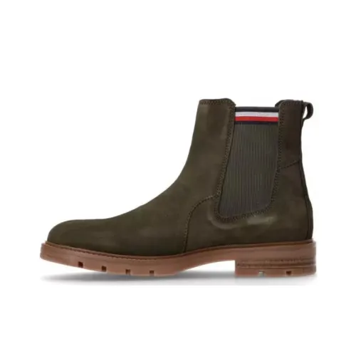 Tommy Hilfiger Chelsea Boots Men Dark Green