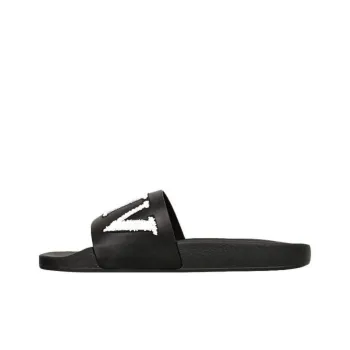 Valentino Slide Slippers Men's Black