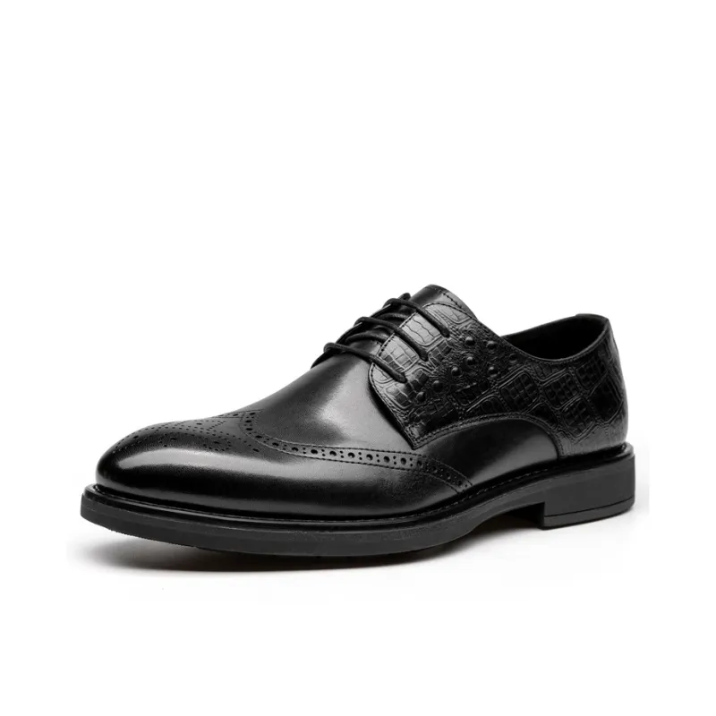 LEAVELAND Dress Shoes Men's Black-1