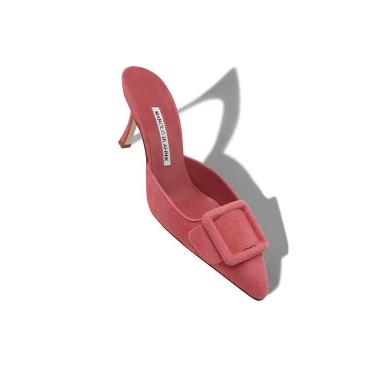 MANOLO BLAHNIK Stylish Sandals Women's Pink-3
