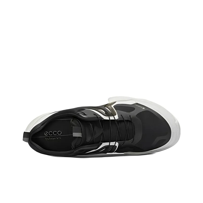 Ecco Low-Top Chunky Sneakers Black White-2