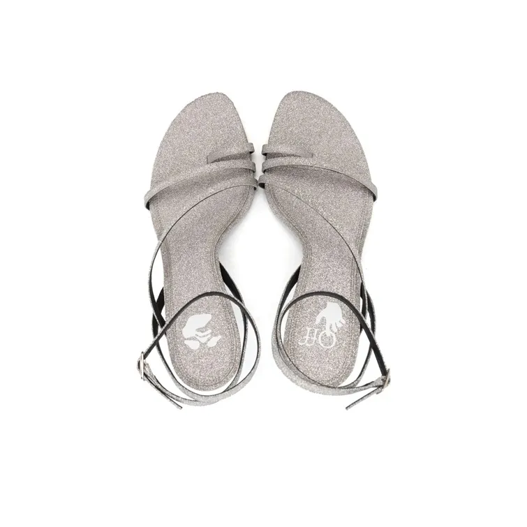OFF-WHITE Allen Stylish Sandal 11cm Women's Silver-4