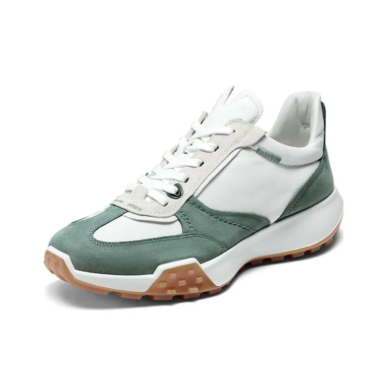 Ecco Slip Resistant Low Top Sports Casual Shoes Men's Frost Green-1