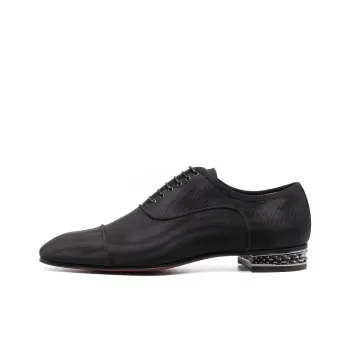 Christian Louboutin Spike-detail Leather Oxford Shoes