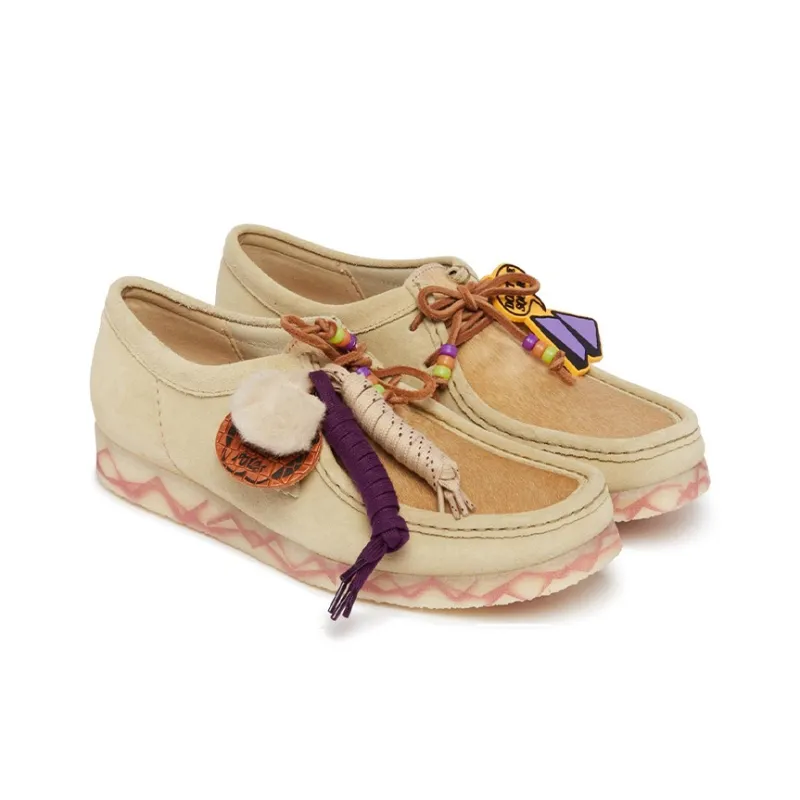 Clarks X Aries Wallabee 'Maple Combination' Women's-2