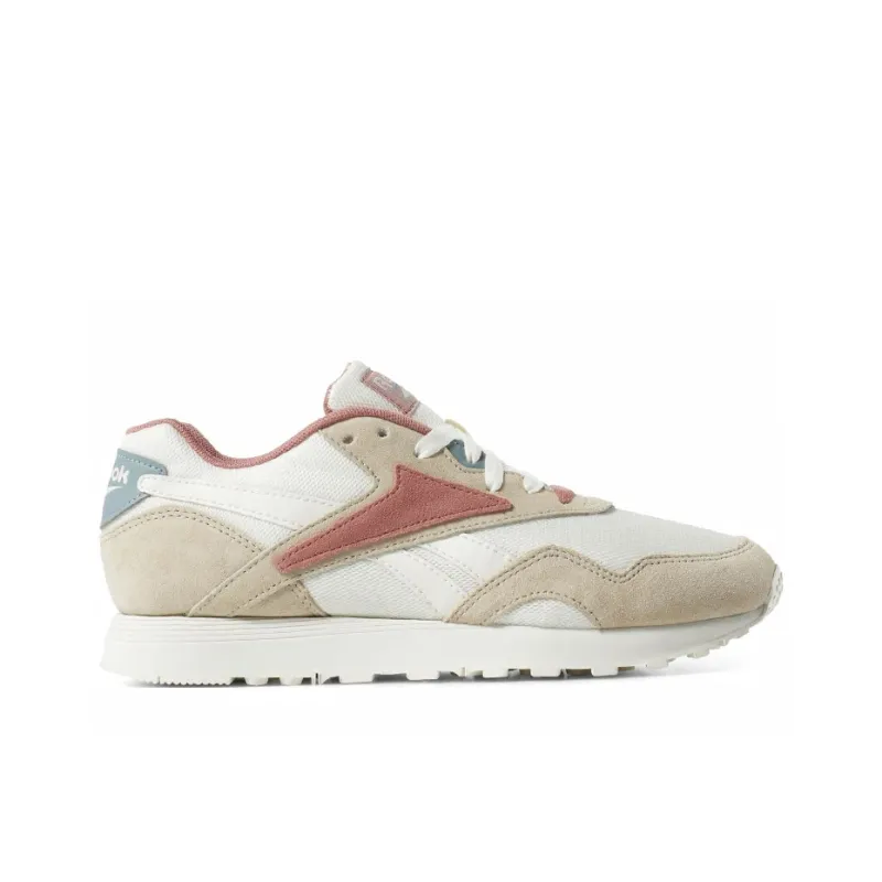 Reebok Rapide Durable Breathable Low-Top Running Shoes Women's White Brown-1
