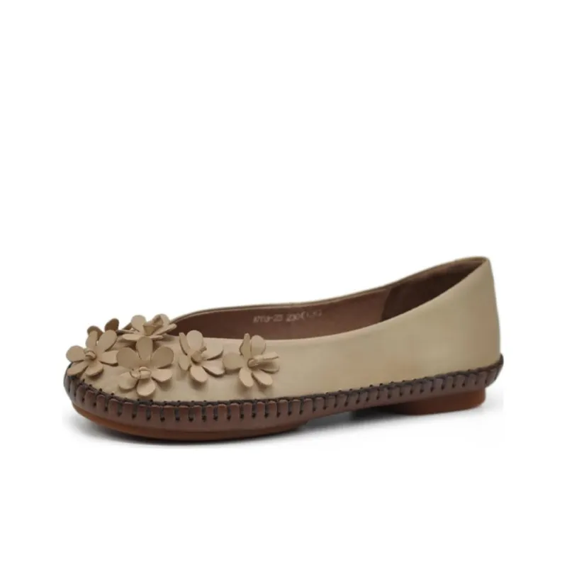 ARTMU Women's Casual Shoes Women's Low Top Lime Green/Apricot-0
