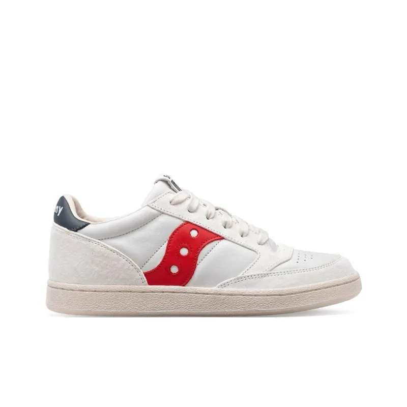 Saucony Jazz Court Premium White Red-1