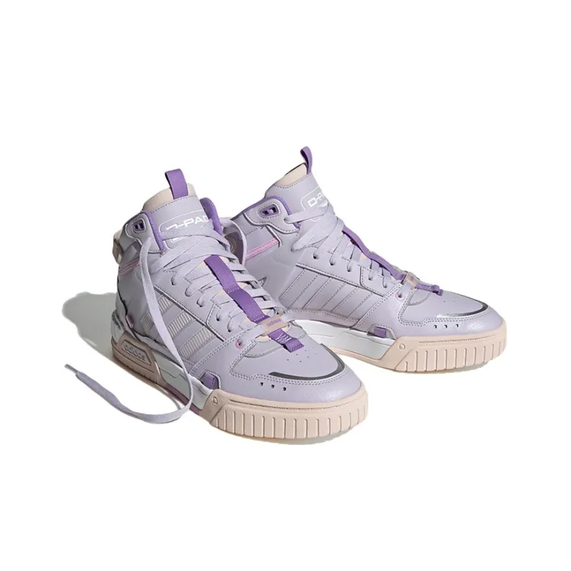 Adidas Neo D PAD Mid Tennis Shoes 'Silver Dawn' Women's-2