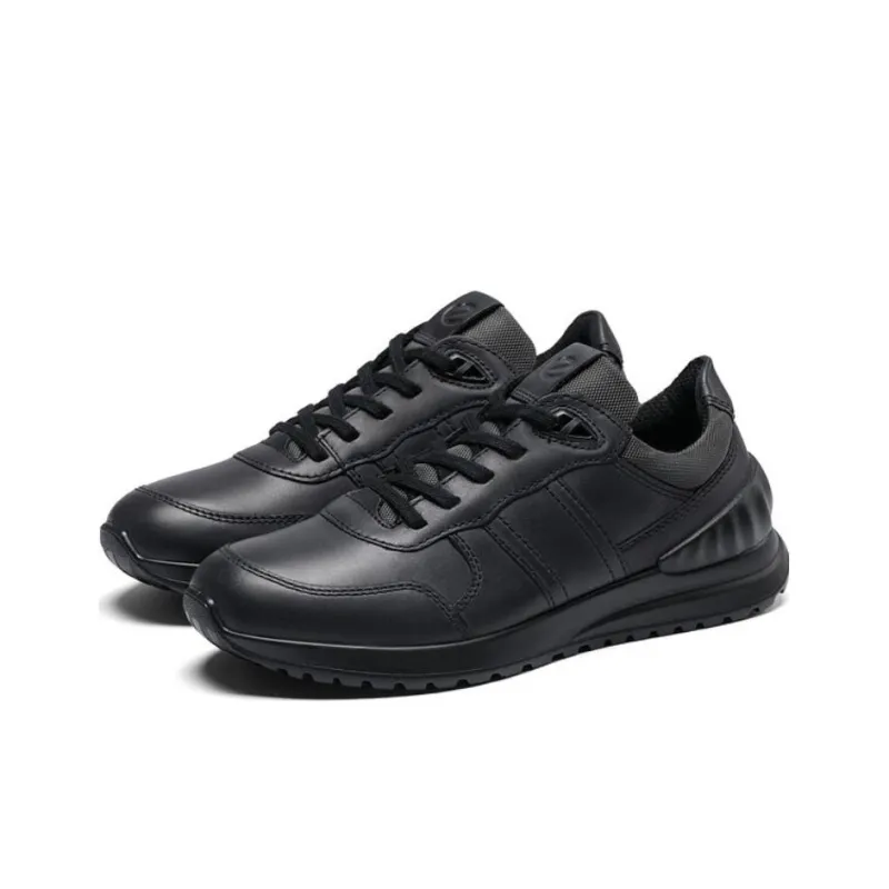 Ecco Elegant Light Collection Low Top Casual Shoes Men's Black-2