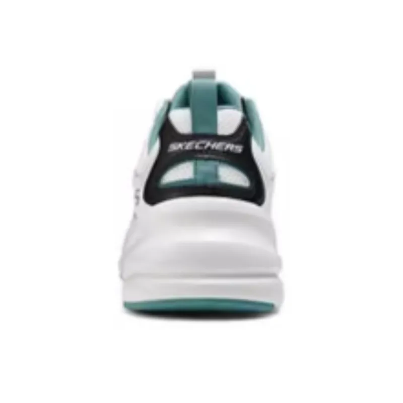 Skechers Wear resistant And Lightweight Low Top Casual Shoes Men's White Green-3